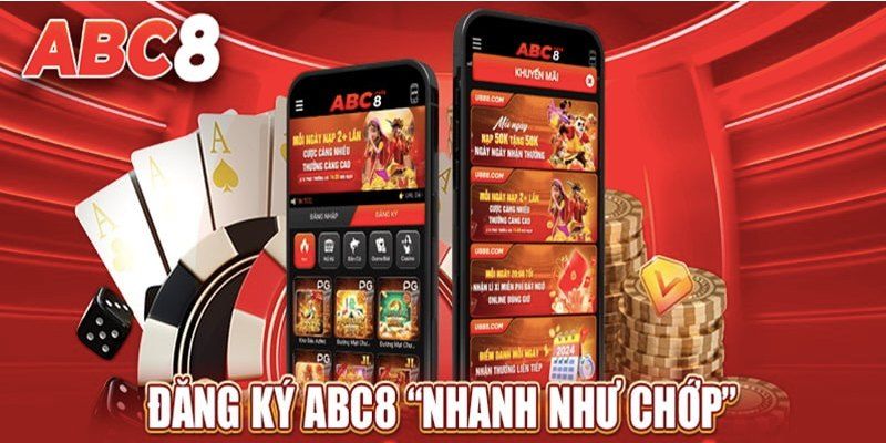 Ba bước đơn giản để đăng ký tài khoản ABC8 một cách nhanh chóng