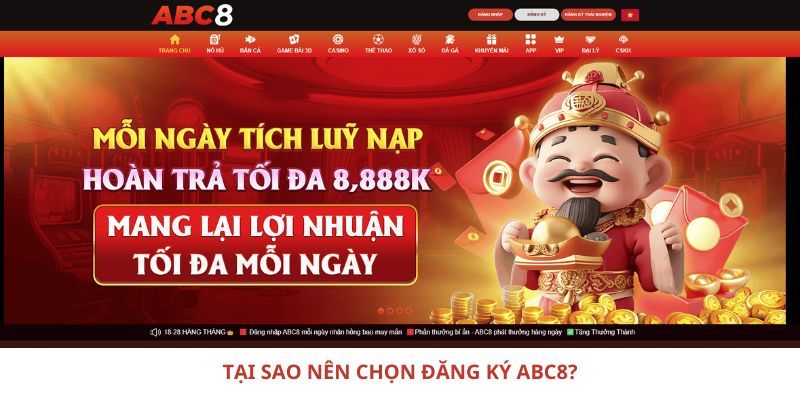 Những ưu điểm khi trở thành hội viên tại nhà cái ABC8